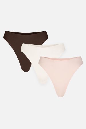 Base High Thong in Neapolitan (Pack)